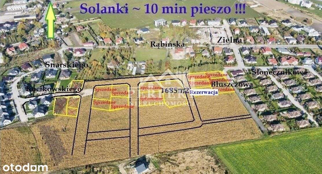 Ostatnia działka k.Solanek okol.Bluszczowej 1685m2 - Pełny obrazek: 1/10