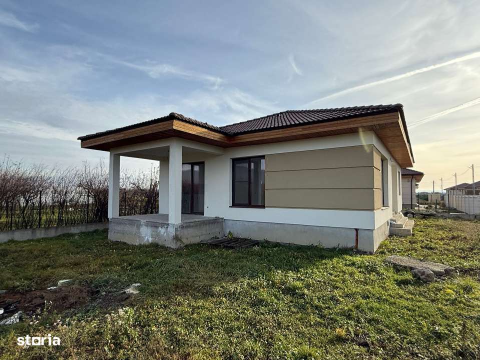 Casa finalizata stil mediteranean , 3 dormitoare, 100 mp utili – Sat - Imagine principală: 4/19