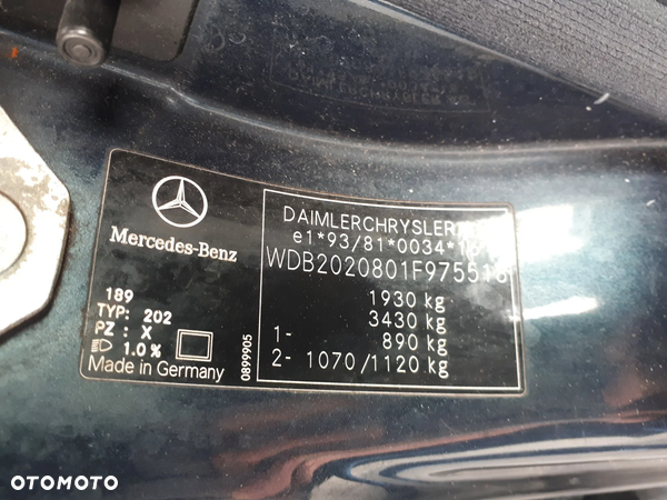 MERCEDES C KLASA W202 KOMBI 97-01 LAMPKA PODSUFITKI OŚWIETLENIE WNĘTRZA - 23