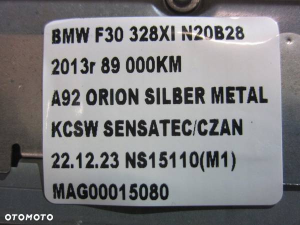 BMW 3 F30 CZYTNIK NAWIGACJI RADIO CIC HIGH 65129262395 USA 9321499 - 9