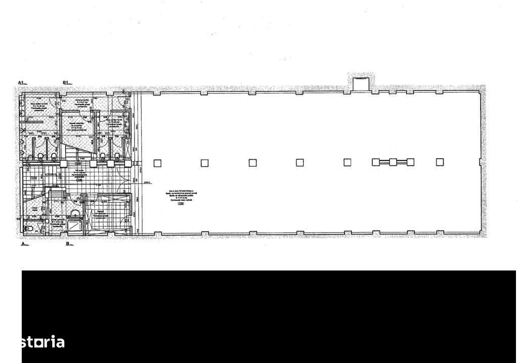 Spatiu comercial ultracentral, demisol, 370 mp