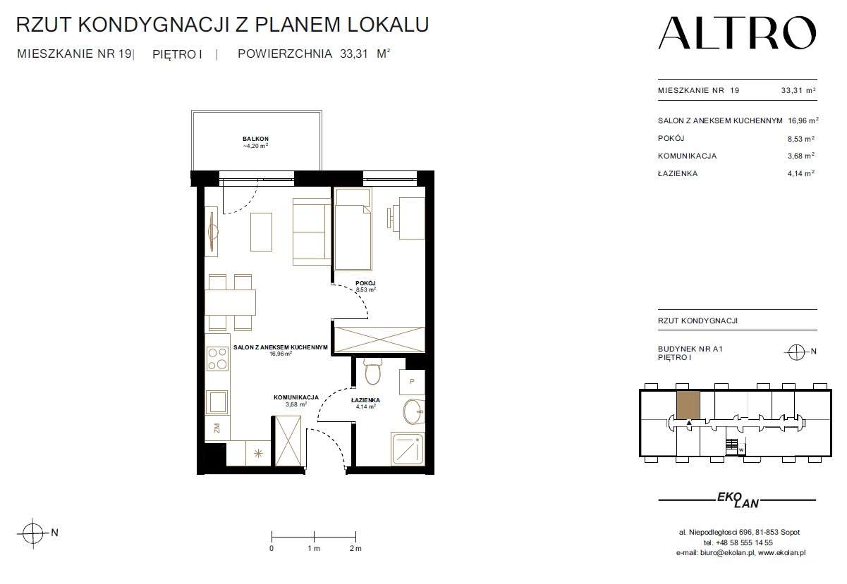 Altro | mieszkanie 2-pok. | A1/19 - Pełny obrazek: 2/7