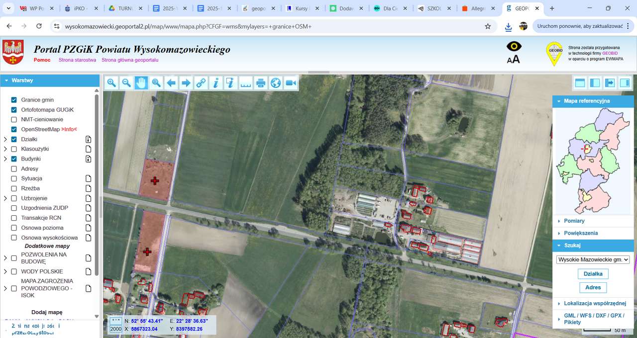 Działki Osipy Lepertowizna przy DK 66 na inwestycję, działalność - Pełny obrazek: 2/2