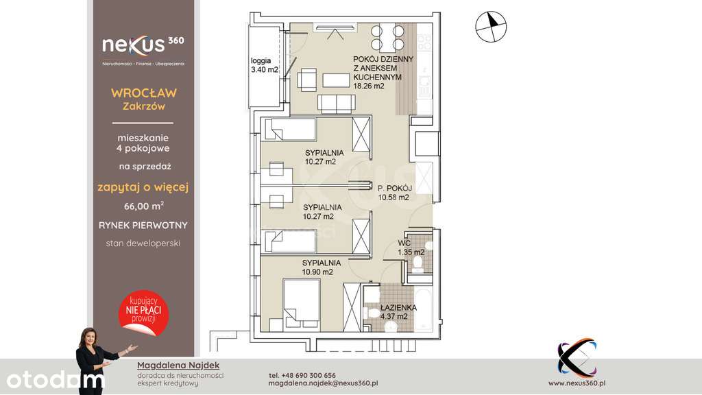 Balkon i 4 pokoje. Odbiór zaraz! Nowy etap-1