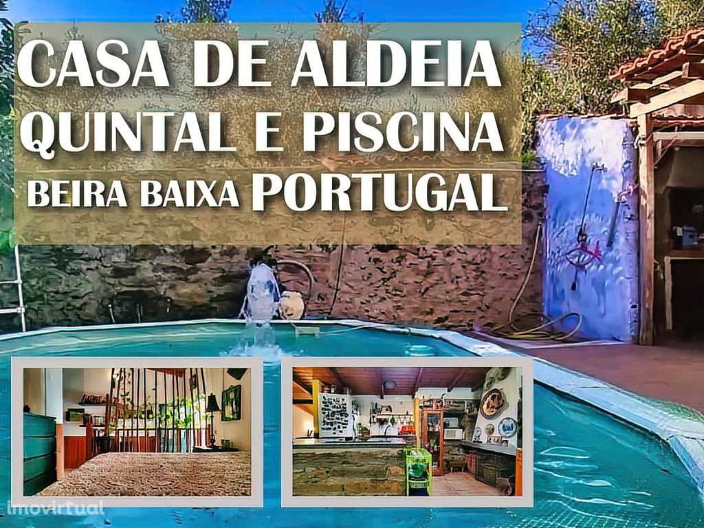 Moradia Rústica com Quintal e Piscina - Sobral do Campo