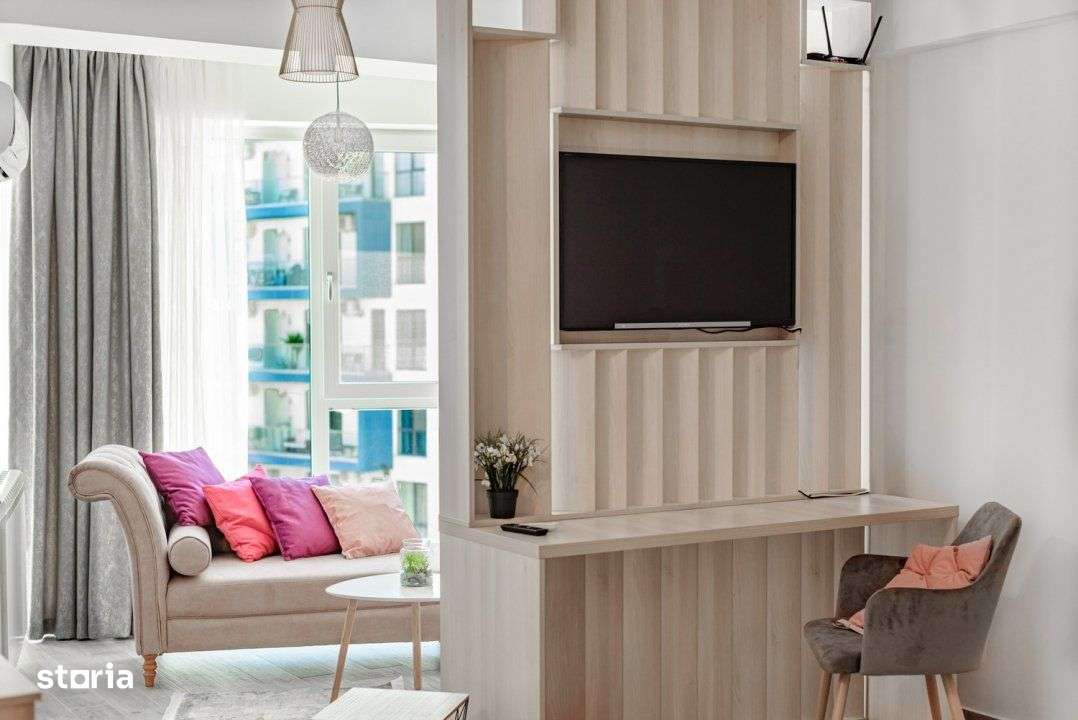 Studio In Bloc Finalizat - Meraki 7 Studios In Mamaia Nord Langa LIDL! - Imagine principală: 5/19