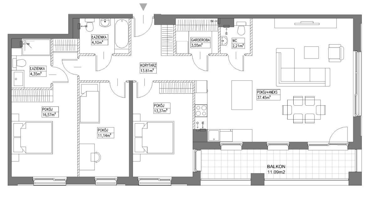 Apartament nad bulwarem przy samej Motławie – další
