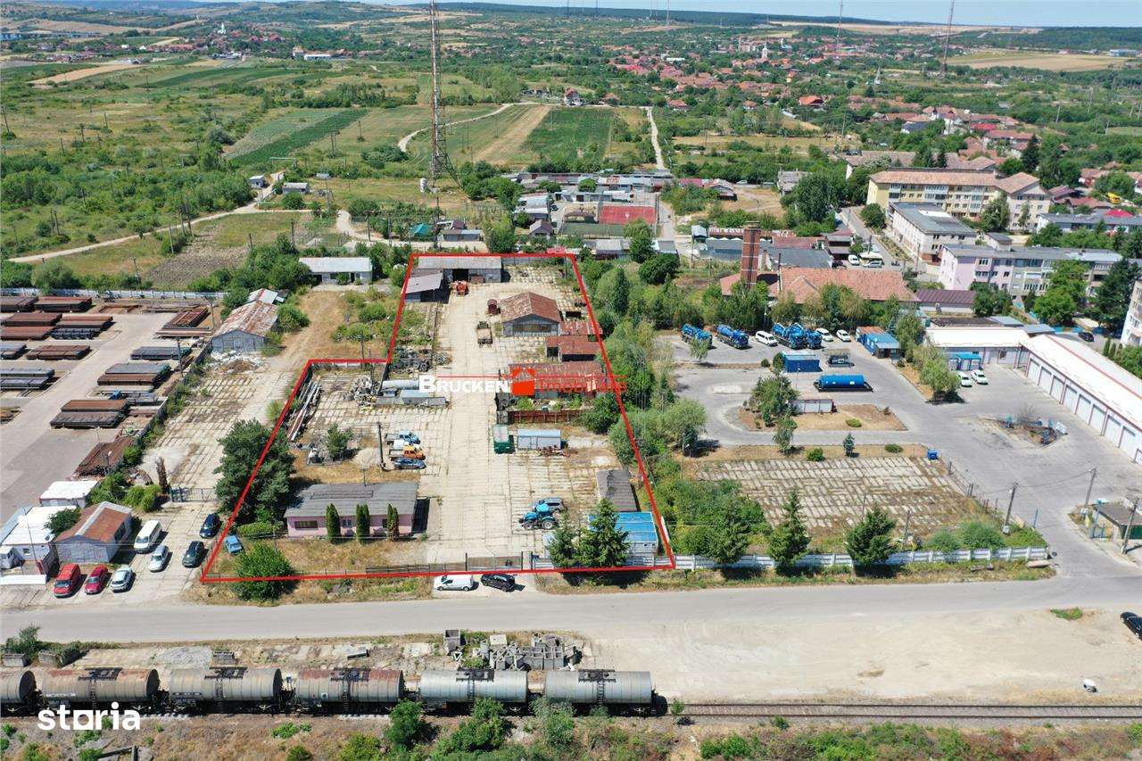 Teren industrial de vanzare – 4.659 mp + optional 1.000 mp – Suplacu d - Imagine principală: 1/11