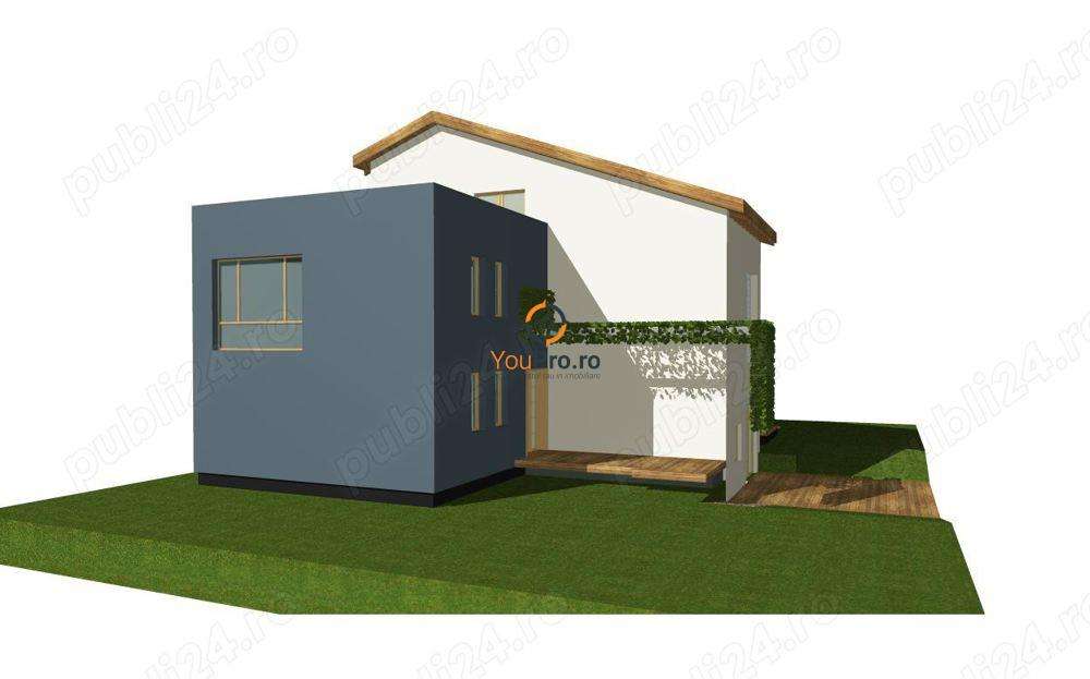 Teren plus casa in constructie la rosu Mosnita Veche - Imagine principală: 5/6