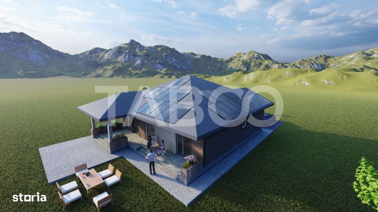 Casa deosebita de vanzare cu 3 camere Sura Mica Sibiu 500 mp teren - Imagine principală: 4/6