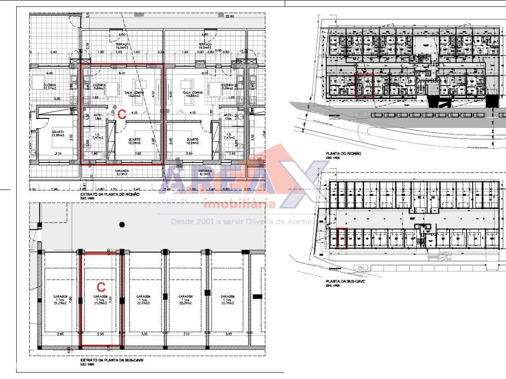 FRAÇÃO C - T1 rés do chão com terraço - Grande imagem: 2/10