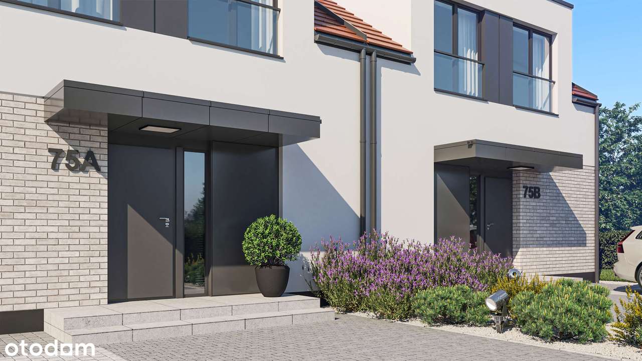 Nowoczesny dom w zabudowie bliźniaczej – Brodzka 75, Wrocław - Pełny obrazek: 3/7
