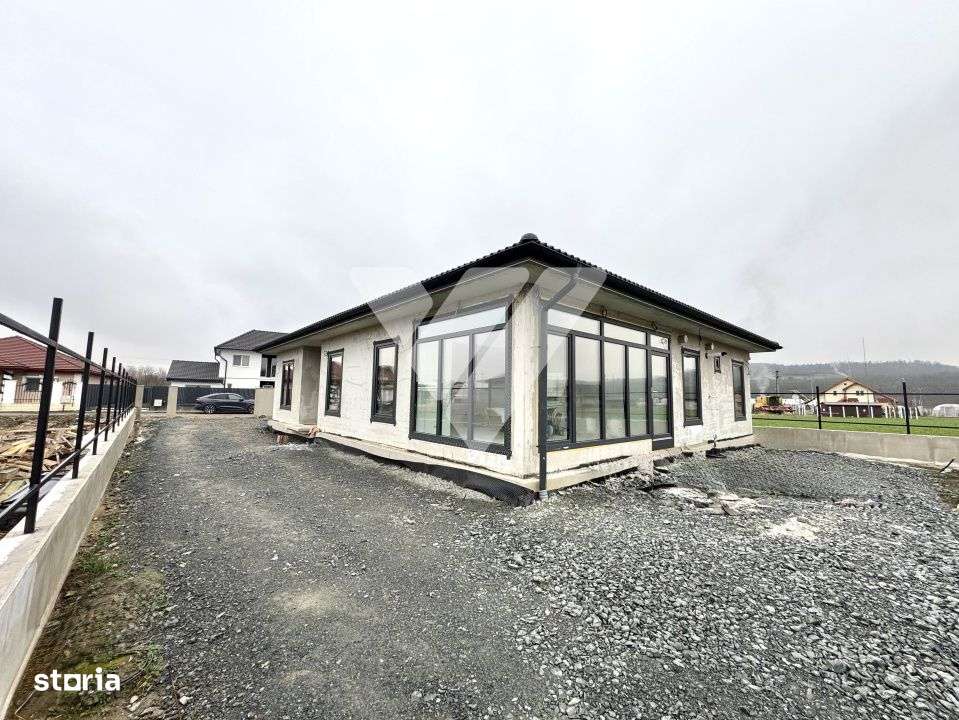 Casa individuala 4 camere pe un singur nivel teren 855 mp Vestem Sibiu - Imagine principală: 2/14