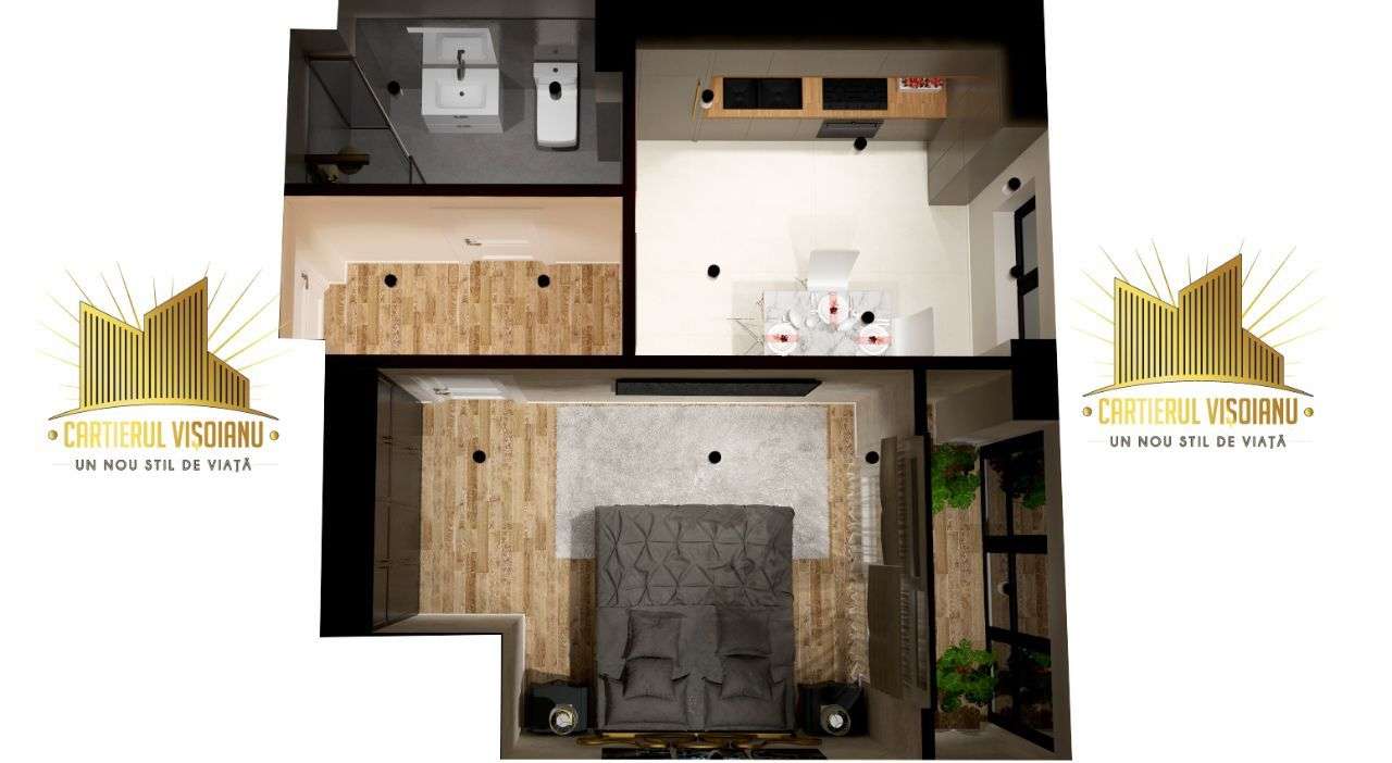 Pret Promo Apart cu 1 camera Nicolina Capat CUG Cartierul Visoianu - Imagine principală: 2/8