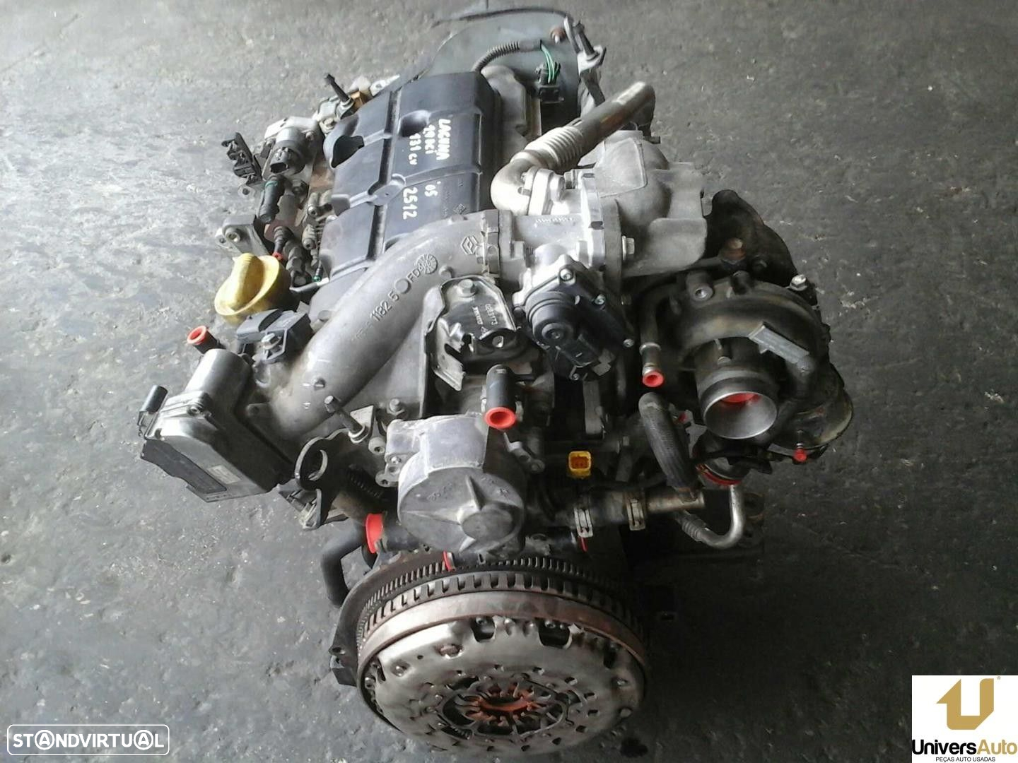 MOTOR COMPLETO RENAULT LAGUNA II 2006 -F9Q758 - 5