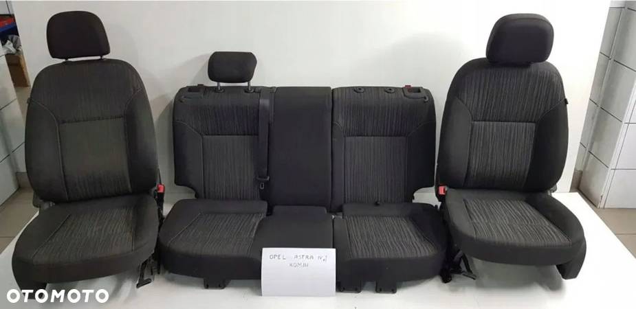 FOTELE KANAPA AIR BAG KOMPLET OPEL ASTRA J KOMBI - 1