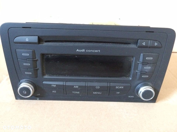 AUDI A3 8P LIFT radio cd CONCERT  2DIN 8P0035186P - 1