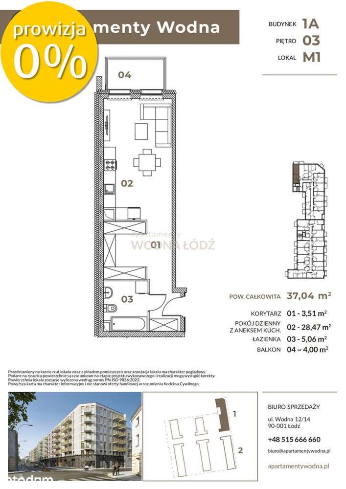 Nowe mieszkanie w Centrum+wykończenie - Pełny obrazek: 2/6