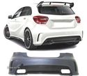 PARA-CHOQUE TRASEIRO PARA MERCEDES CLASSE A W176 12-15 LOOK A45 AMG - 1