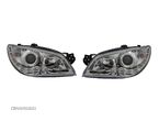 Set faruri tuning SUBARU IMPREZA (GD/GG), 10.2005-09.2007, stanga+dreapta, pozitie pe LED;tip bec H1+H1; manual; transparent, argintiu; Omologare: SAE; - 1