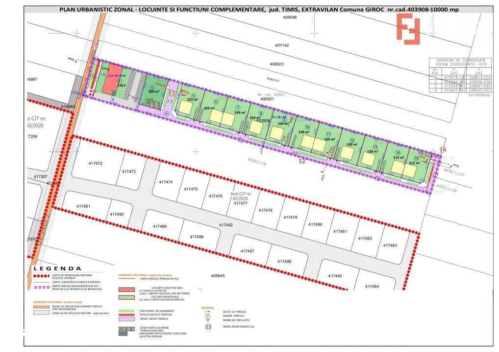 Parcele de teren 539 mp cu PUZ in lucru - Ideal pentru Investitii - Imagine principală: 4/5