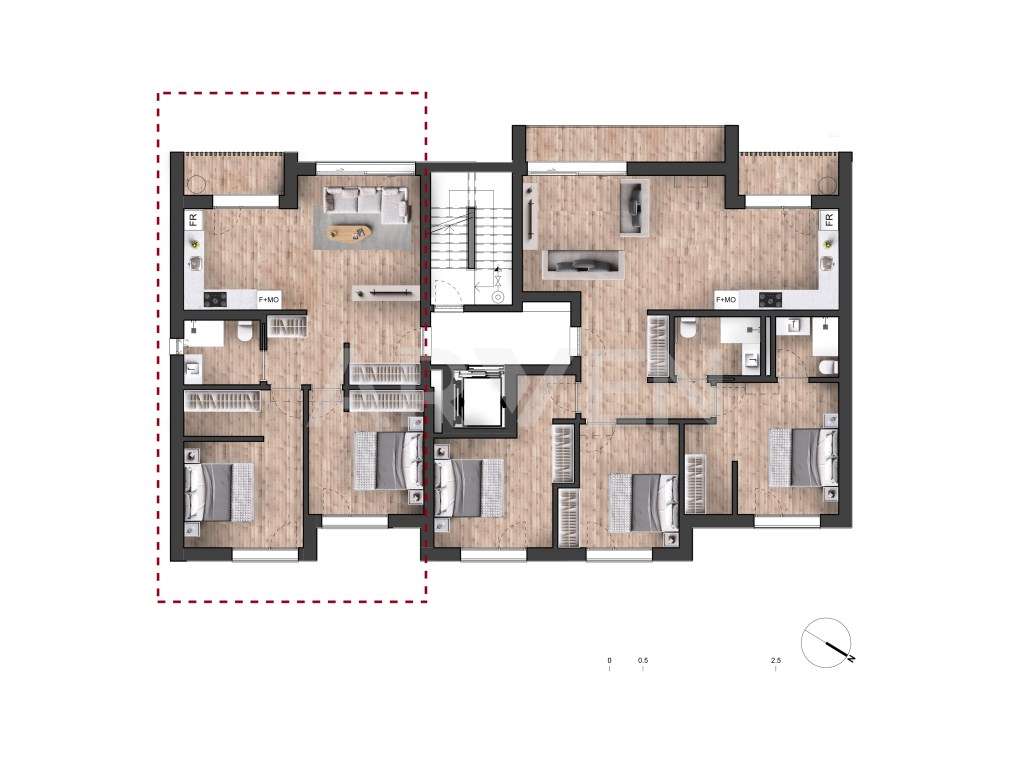 Apartamento T2 Novo com Lugar de Garagem - Urbanização do Condoal, ...-5