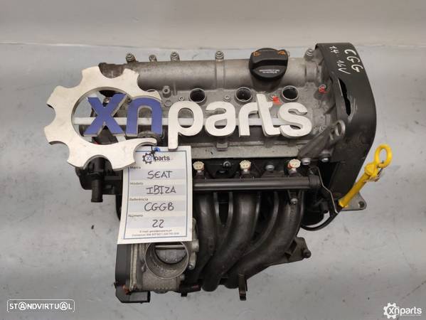 Motor SEAT IBIZA IV (6J) 1.4 86CV 03.08 -  Usado REF. CGGB - 3