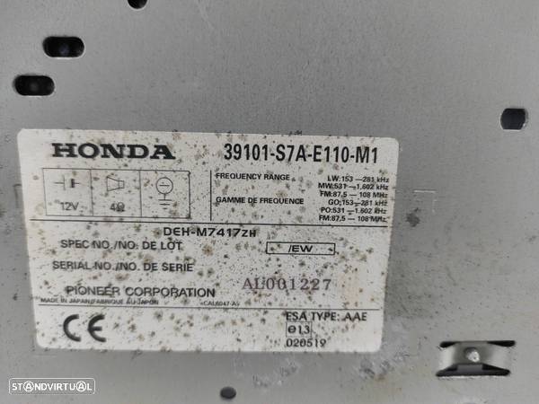 Radio Cd Honda Stream (Rn) - 5