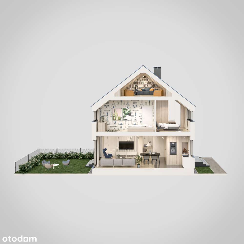 Nowoczesny dom z ogrodem – Komorniki 4 pokoje-5