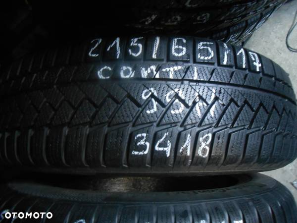 OPONY 215/65R17 CONTINENTAL WINTER CONTACT TS 850P DOT 3418 7.7MM - 2