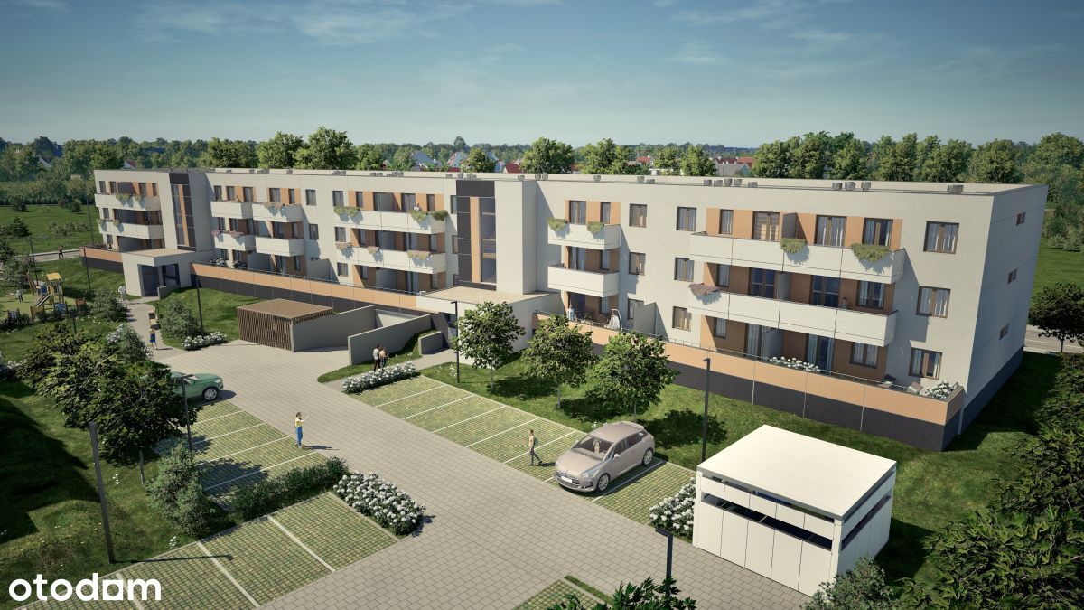 3-pokojowe mieszkanie 49m2 + balkon Bezpośrednio