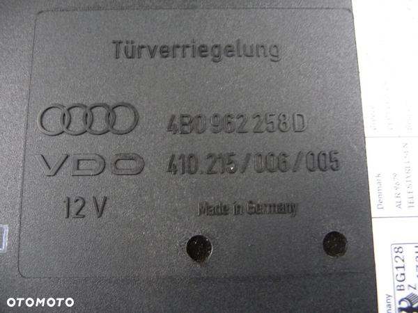 AUDI A6 C5 MODUŁ KOMFORTU 4B0962258D - 2