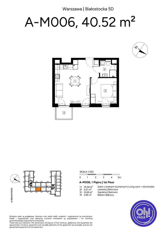 2-pokojowe mieszkanie 40m2 + balkon Bez Prowizji - Pełny obrazek: 2/16