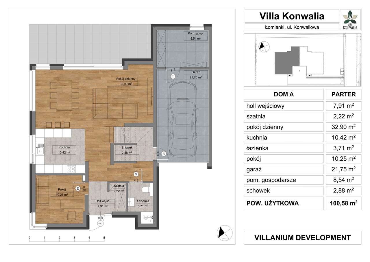 BEZPOŚREDNIO - VILLA KONWALIA piękne domy w Dąbrowie Leśnej - Pełny obrazek: 4/7