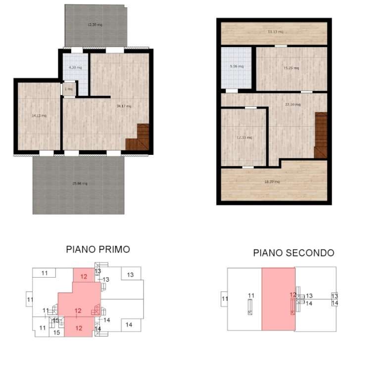 Duplex spatios 5 camere cu 2 bai | Verona - Italia-4