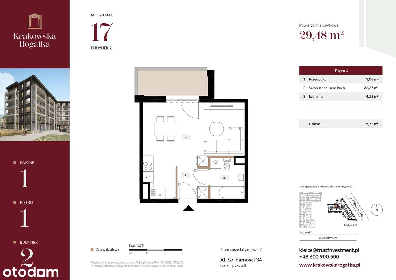 Krakowska Rogatka | mieszkanie 1-pok. | 2_17 - Pełny obrazek: 3/8