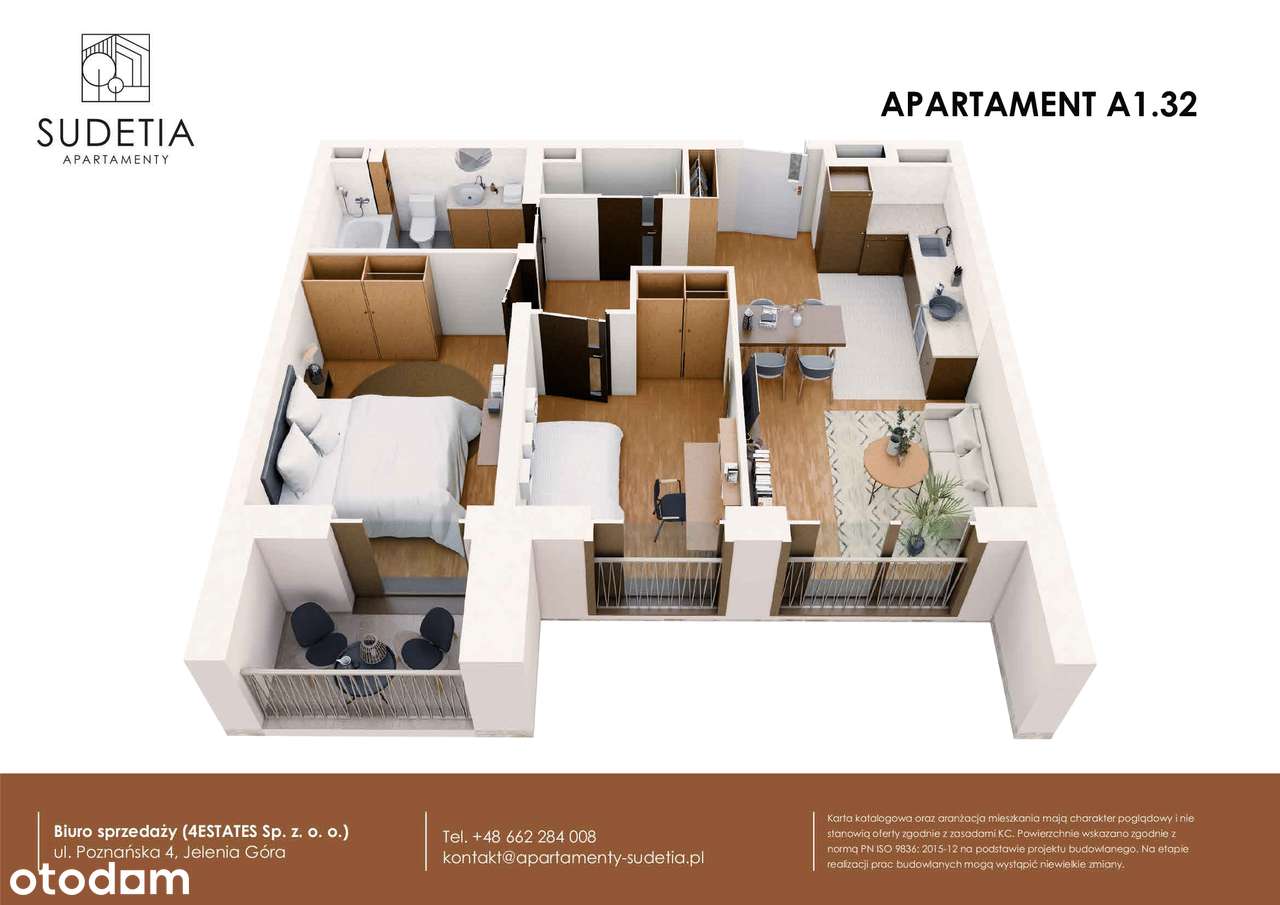 Apartamenty Sudetia | promocja | 3-pok. | A1.32 - Pełny obrazek: 3/8