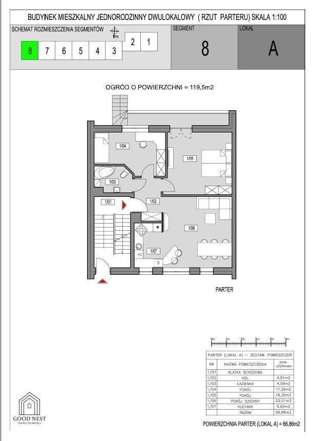 Nowe!! Bezczynszowe mieszkanie z ogrodem i garażem-2
