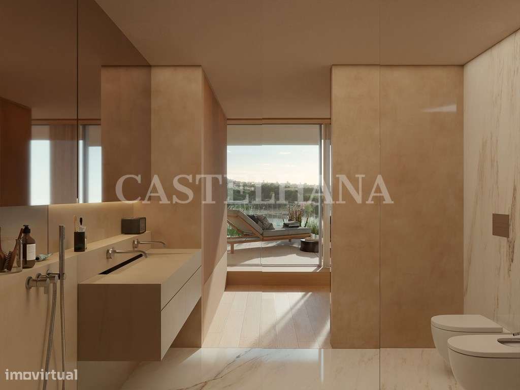 Apartamento T2 com vista rio e piscina privativa - Grande imagem: 5/21