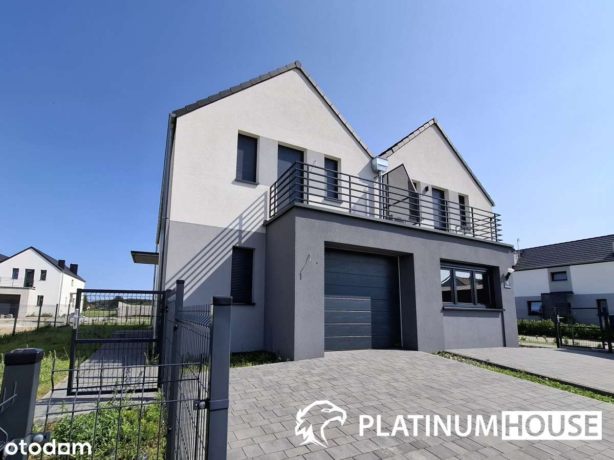 Nowy dom w zabudowie bliźniaczej z garażem - Płoty - Pełny obrazek: 2/14