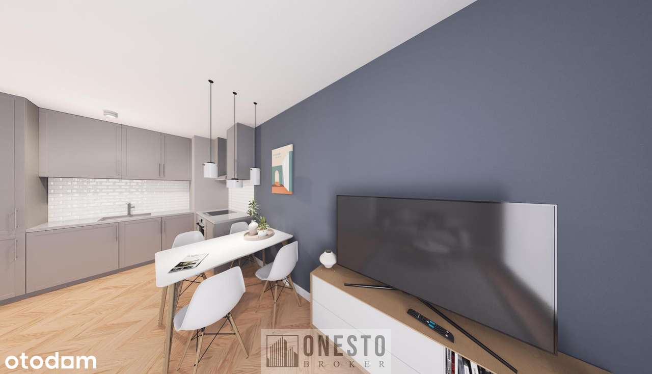 2 pokoje 37m2 mieszkanie deweloperskie inwestycyjne bez PCC - Pełny obrazek: 4/8