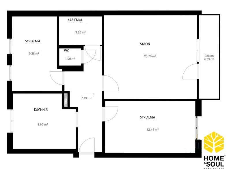 Rozkładowe mieszkanie na Natolinie 68m2-0