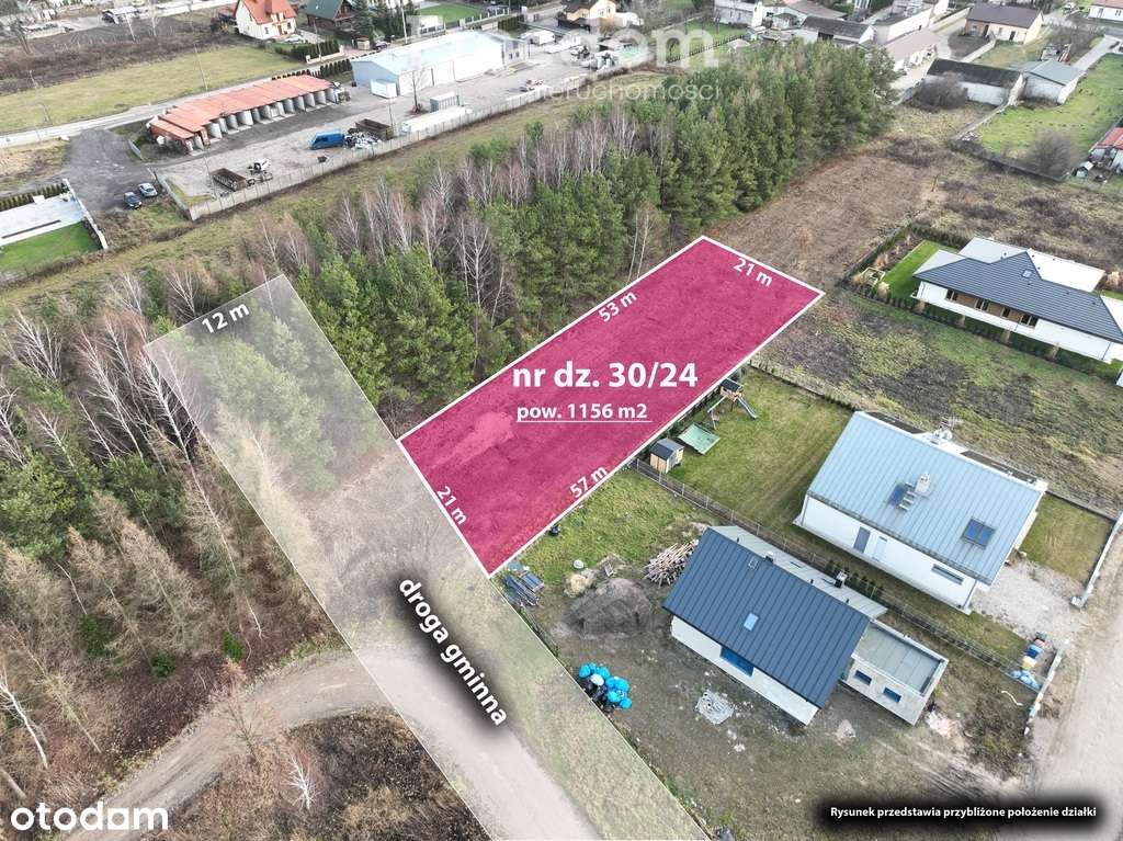 Działka 1156 m2 z mpzp niedaleko PKP S.Miłosna - Pełny obrazek: 4/8
