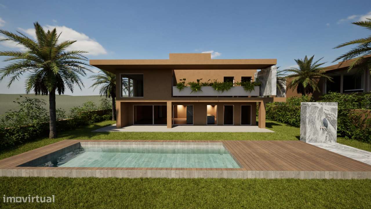 Moradia isolada T4 com piscina e amplo jardim-13