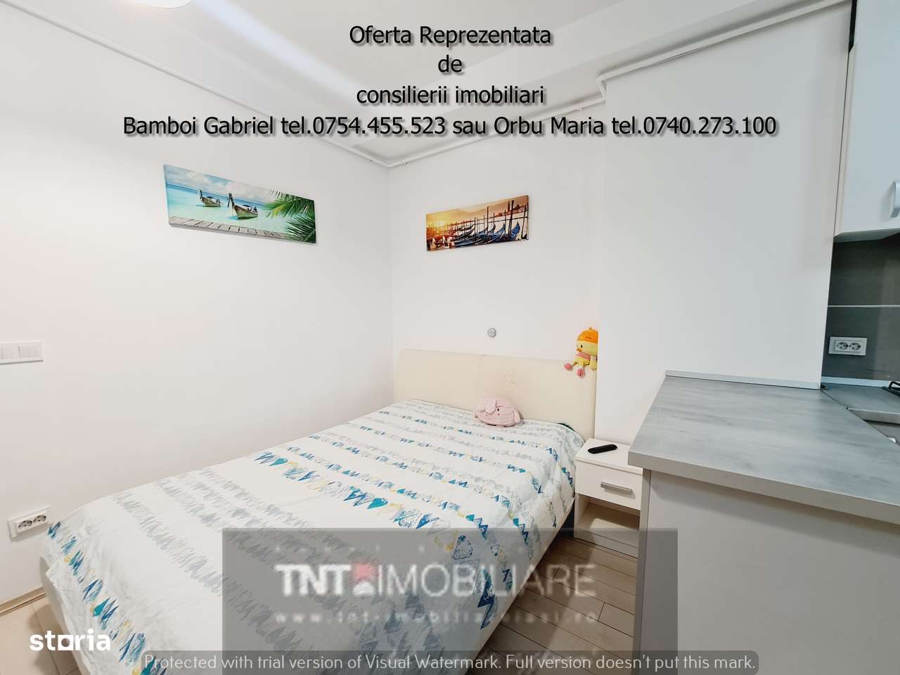 Apartament 1 cameră de închiriat în zona Tatarasi Sud - bloc nou - Imagine principală: 3/12