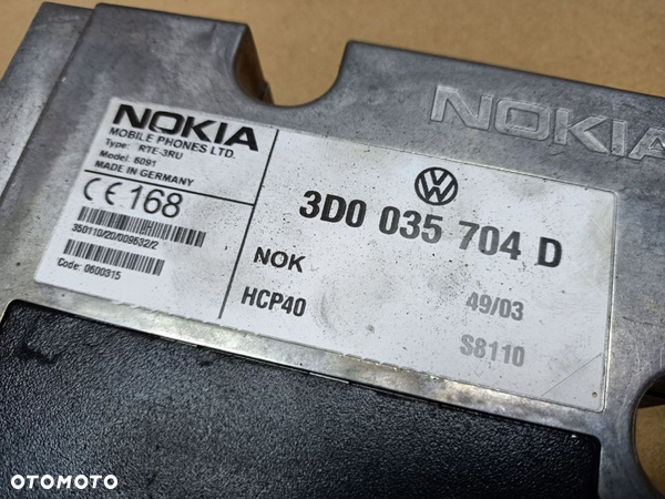 MODUŁ STEROWNIK TELEFONU NOKIA VW PHAETON 2005R 3D0035704D - 2