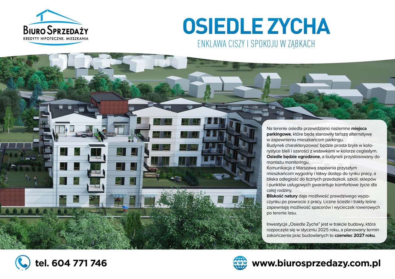 2 POKOJE Z BALKONEM W PRZESTRONNYM UKŁADZIE - Widok 5