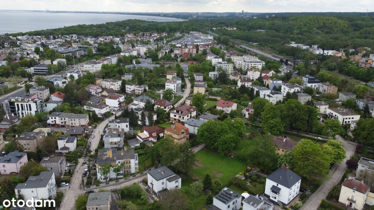 Działka budowlana Gdynia Orłowo 10ar WZ 12min Molo