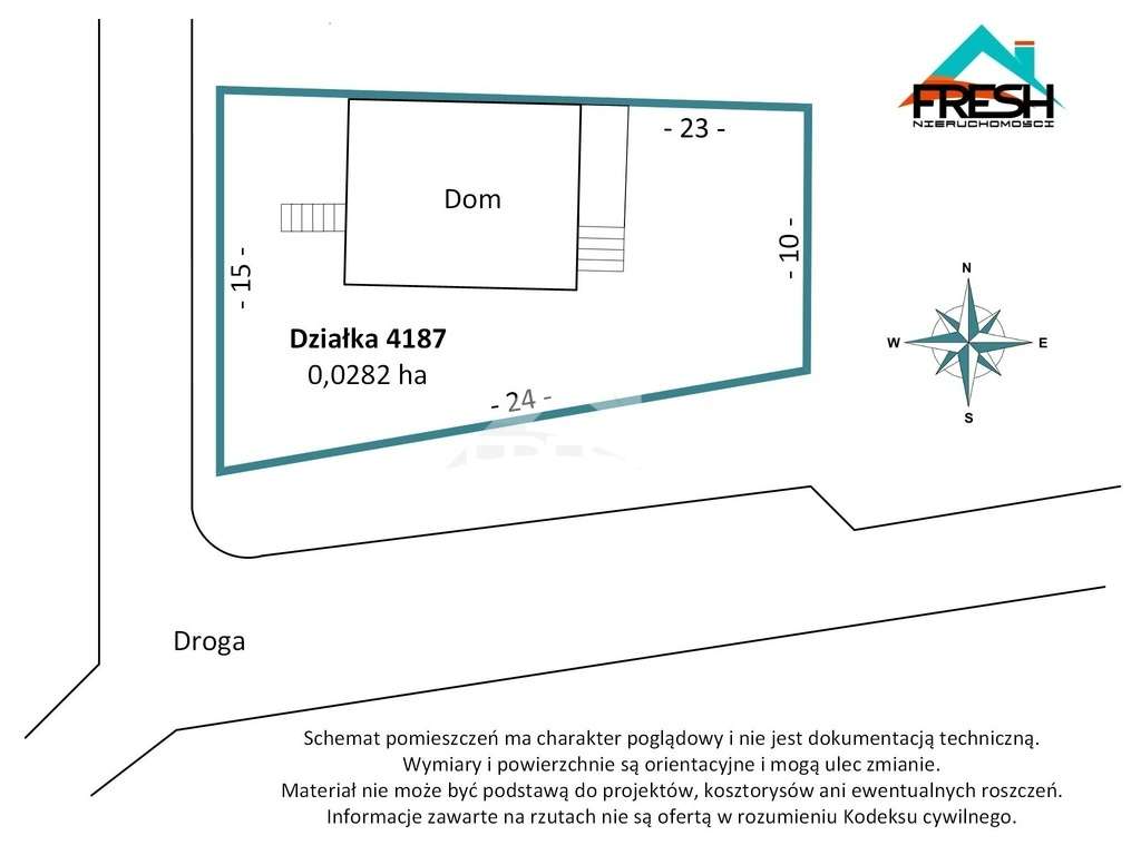 Dom skrajny w szeregu z garażem i działką-2