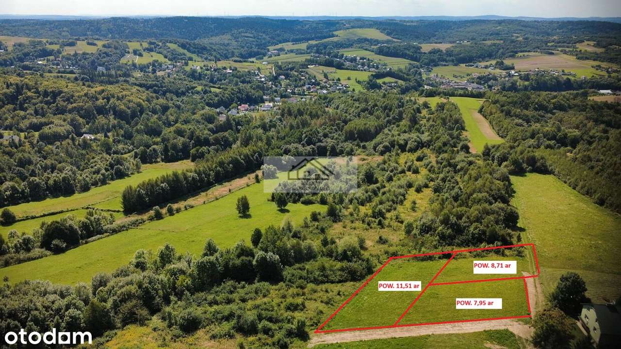 Działki widokowe budowlane z WZ - Dylągówka - Hyżne - Podkarpackie - Pełny obrazek: 5/7